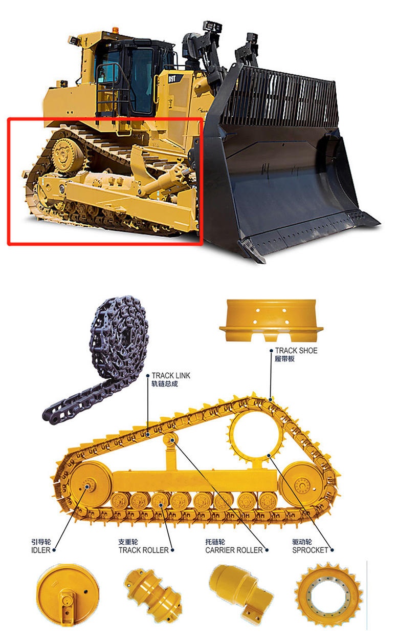 undercarriage spare parts track pad excavator steel track shoes