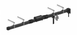 Multipole Conductor Rail For Long Travel